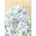 thumbnail image 6 of WIBACKER Fleece Bathrobe for Boy Girl Toddler Kids Cartoon Ear Hooded Towels Spa Beach Plush Robe, 6 of 10