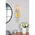 thumbnail image 2 of Living District Elsreth Midcentury Modern 1 Light E26 Brass Wall Sconce, 2 of 4
