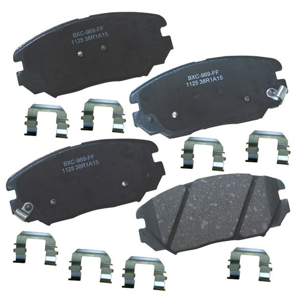 Disc Brake Pad Set Fits select: 2006-2010 HYUNDAI SONATA, 2006-2011 HYUNDAI AZERA