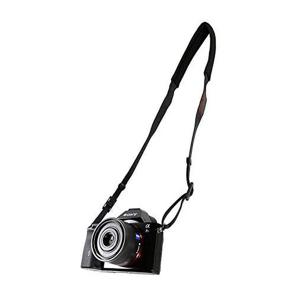 Foto&Tech Padded Neck Shoulder Strap with Black Grosgrain Ties for Fujifilm Samsung Sony Olympus Panasonic Canon Nikon Pentax Compact Cameras Point and Shoots Cameras - image 2 of 4