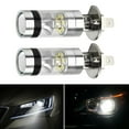 thumbnail image 1 of Lefu 2pcs H1 100W LED White 12-24V 20-SMD Projector Fog Driving DRL Light Bulb 6000K, 1 of 9