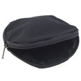 thumbnail image 3 of Aspire 12-Pack Black Round Canvas Coin Purses, 4 x 4 Inch Circle Earbud Pouch, 3 of 4
