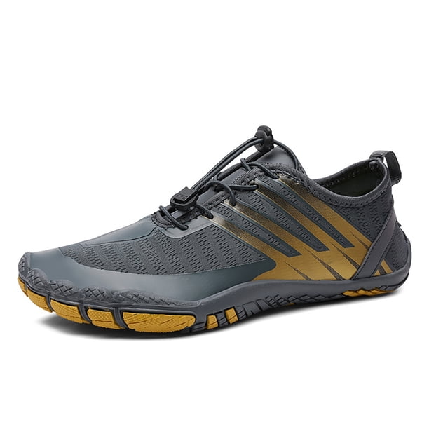 Zapatos Acuáticos Aqua Shoes Zapatillas de buceo transpirables Zapatillas de vadeo para senderismo (amarillo grisáceo 46) Likrtyny Para Estrenar
