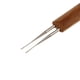 thumbnail image 4 of 2 piezas de extensiones de cabello con mango de madera profesional para tejer agujas de crochet 05 mm, 4 of 4