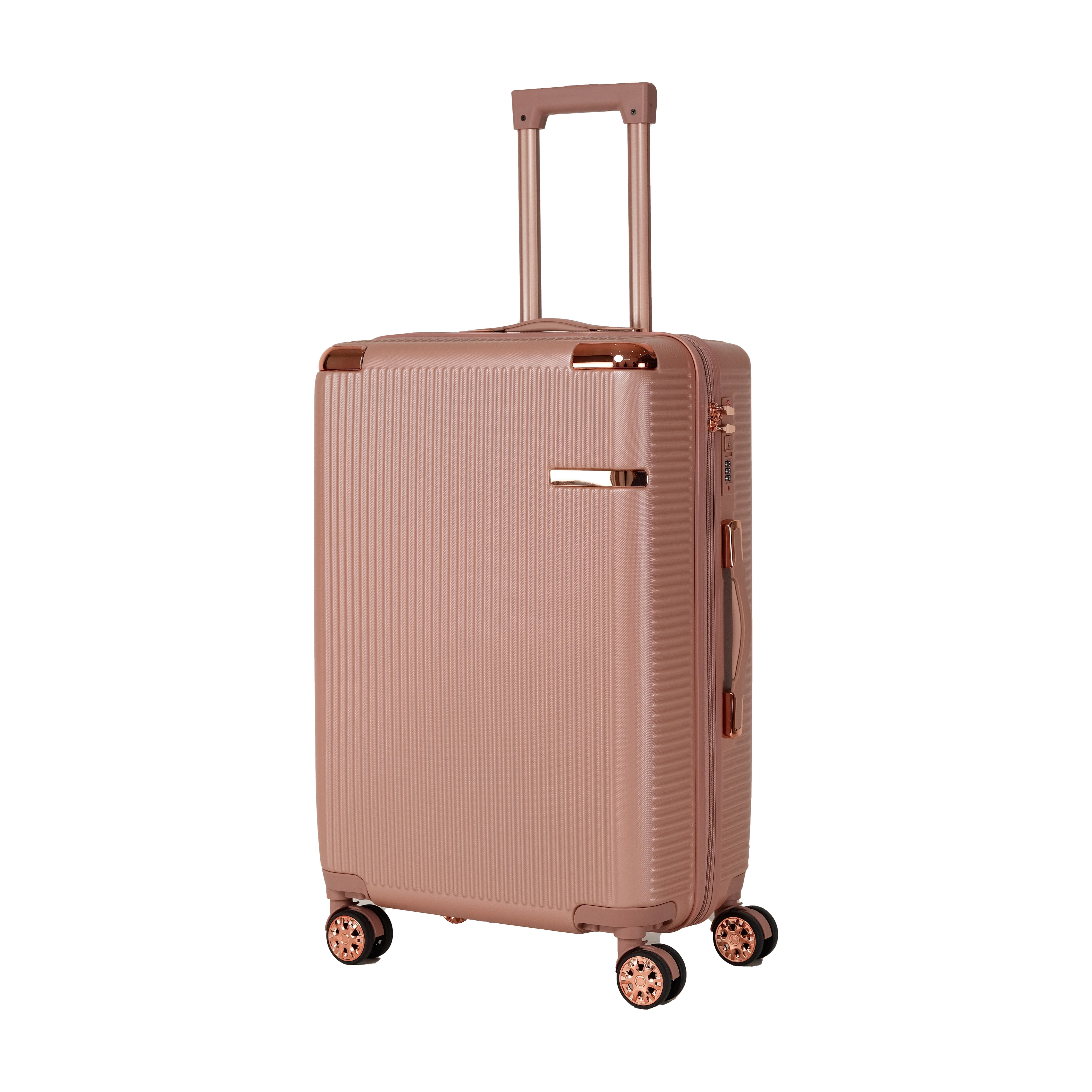 4-Piece Hard Luggage, 360°Dual Rotating Four-Wheel Luggage, Password Lock