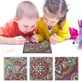 thumbnail image 2 of Cuadros Decorativos DIY Mandala pintura de diamante en forma especial 50 páginas A5 cuaderno útiles escolares JShteea Nuevos Originales, 2 of 8