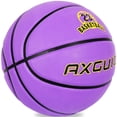 thumbnail image 2 of Baloncesto AXGUIQ de 29,5 pulgadas, tamaño 7, goma morada, para exteriores, 2 of 8