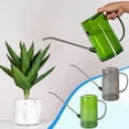 thumbnail image 1 of Fiudx Regadera de Acero Inoxidable, Diseño de Pico Largo, Control Preciso Del Riego, Construcción de Plástico Ligero, Tapa de Fácil Llenado, Cuidado de Plantas de Jardín o Interior, Capacidad de 1.5, 1 of 4