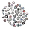thumbnail image 3 of EeaseMX 12 botones a presión de 12 mm con incrustaciones de piedras preciosas para manualidades (estilo mixto), 3 of 7