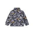 thumbnail image 2 of WIBACKER Toddler Kids Polar Fleece Warm Jacket Baby Boys Autumn Winter Zip Coat Stand Collar Outerwear - Dinosaur, 2 of 8