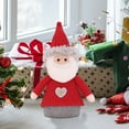 thumbnail image 4 of LSLJS Christmas Knitted Santa Plush Doll, Christmas Decorations 9.8" Cute Santa Claus Stuffed Toys with Knitted Cloth & Hat Soft Xmas Holiday Ornaments for Desk Couch Sofa Party, 4 of 6