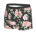 thumbnail image 5 of Goofa Rose Flowers Printed Men's Boxer Briefs Underwear, Moisture-Wicking Underwear, Trunk,Soft and Breathable Cotton Underwear-Small, 5 of 9