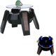 thumbnail image 5 of Black Estante de exhibición de relojes, soporte de joyería, relojes redondos, escaparate de plástico, soporte transparente, 5 of 5
