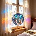 thumbnail image 4 of Aoznliie Christmas Acrylic Puzzle Suncatcher, Stained Glass Style Suncatcher for Window Decor, 7.5 inch Gift for Xmas, Mom, Birthday, Housewarming, 4 of 8