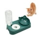 thumbnail image 1 of Cuencos De Agua Para Mascotas, Juego De Platos De Comida Para Gatos, Higiénicos, Libres De Tóxicos, Elevados, Automáticos Para Perros Medianos, 1 of 7