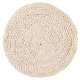 thumbnail image 2 of Japanese Style Round Tatami Hand Woven Floor Cushion Floor Pouf Mat for Meditation Yoga, 2 of 4