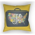 thumbnail image 3 of Surya JT015-2222 22 x 22 x 5 in. Jetset Novelty Square Throw Pillow, Multi Color, 3 of 3