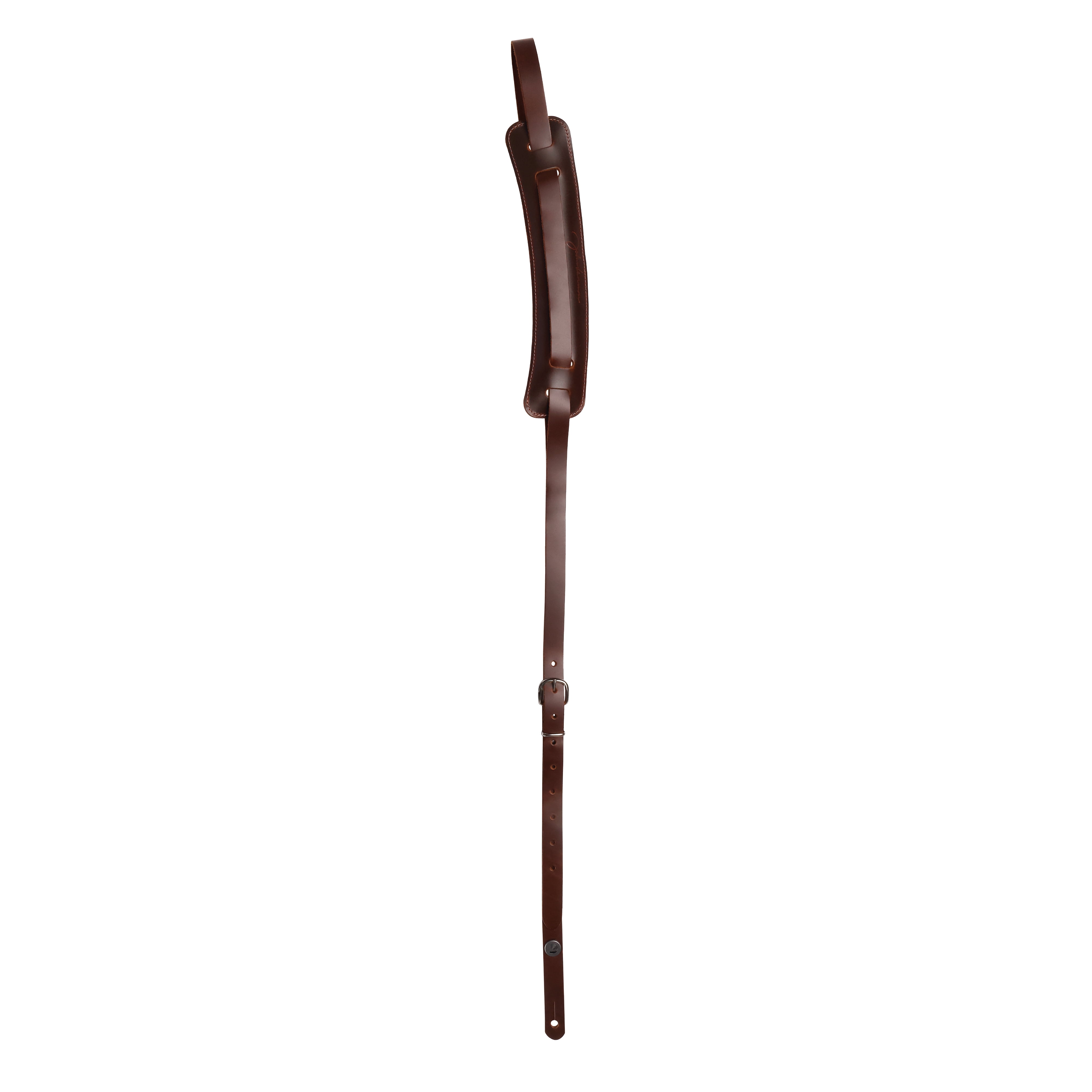 D'Addario John Lennon Leather Guitar Strap Brown