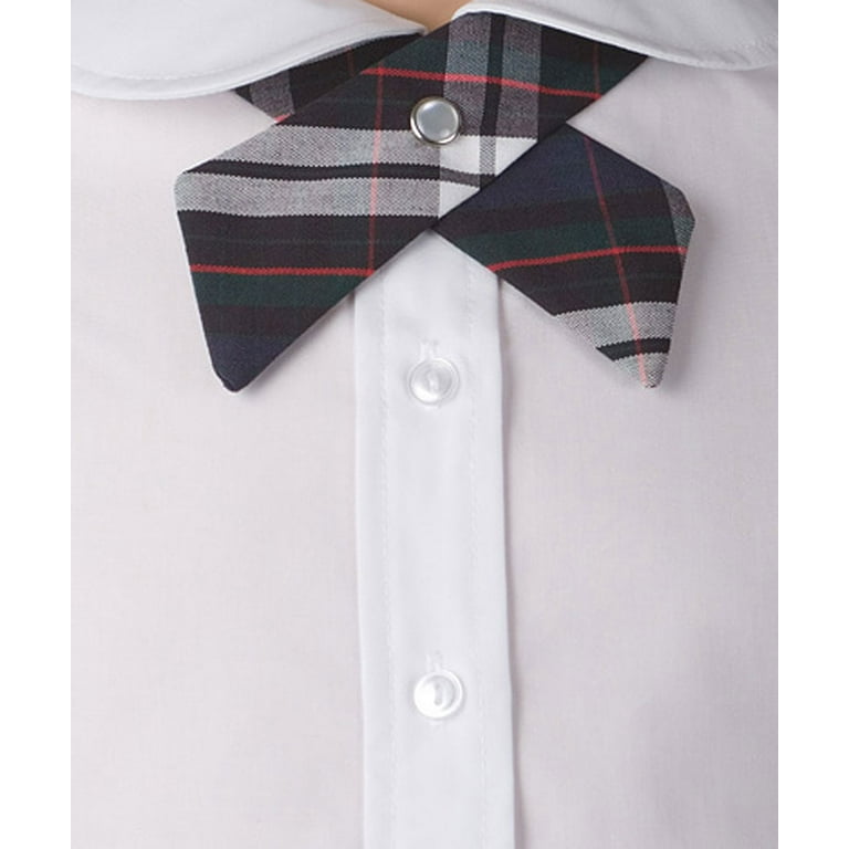 Cookie's Crisscross Neck Tie - white/green/blue/red *plaid #60* one size