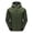 Army Green, variant on Fesfesfes Mens Waterproof Jacket Outdoor Mountaineering Jacket Windproof Solid Color Jacket