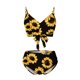 thumbnail image 1 of Traje de baño de dos piezas para mujer, cómodo, con pecho alto, en contraste OAVQHLG3B Store lin121212, 1 of 4