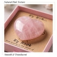 thumbnail image 5 of Mother's Day Gift for Mom – Rose Quartz Heart Keepsake – Sentimental Pocket Crystal from Daughter or Son – Natural Love Stone for Mother's Birthday(1PC), 5 of 7