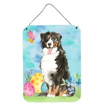 Easter Eggs Bernese Mountain Dog Wall or Door Hanging Prints