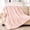 Pink, variant on Luxury Faux Rabbit Fur Throw Blanket, Soft Bubble Fluffy Blanket Cozy Fuzzy Throw Blankets for Bed Sofa Couch, Decorative Thick Warm Plush Fuzzy Elegant Soft Mink Blanket (50" x 60", Brown)