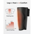 thumbnail image 5 of CINCOM Cordless Leg Massager with Heat & Air Compression, Rechargeable Calf Massager for Circulation, Pain & Edema Relief, Wireless Leg Compression with Auto-Off Timer, 5 of 9