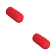 thumbnail image 2 of mmirethe Oreiller Rouleau Durable et Hypoallergénique Soutien Cou et Dos Polyester Oreiller de Soutien Cou et Dos Oreiller Rouleau Confortable Rouge Vif 30X16 2ensemble, 2 of 6