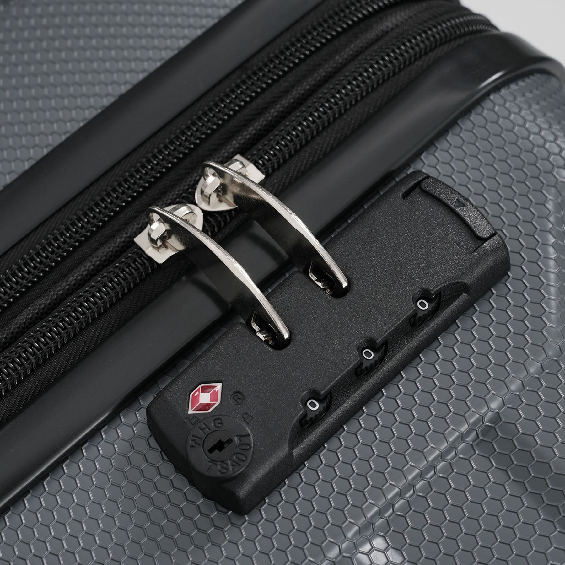 S-HOME 20" ABS Hardshell Carry-On Luggage, Expandable Spinner Suitcase with TSA Lock and Scratch-Resistant