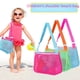 thumbnail image 5 of Bolsa de almacenamiento de juguetes para niños, bolsa de playa de viaje, bolsa de red de playa con perspectiva hueca, bolso de hombro, 5 of 5