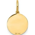 thumbnail image 5 of 14K Yellow Gold Small Baptism Charm (17 X 10) Made In United States xac733, 5 of 6