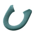 thumbnail image 4 of Funda de asiento de inodoro más gruesa, cálida, portátil, sencilla, reutilizable, de fácil limpieza, cojín para asiento de inodoro, para viajes, Verde profundo, 4 of 8