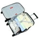 thumbnail image 4 of Set de equipaje Wrangler Smart azul marino de 20 pulgadas con portavasos, 4 of 8