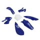 thumbnail image 5 of Kit de carenado de plástico para moto de cross, 7 Uds., juego de carenado para carrocería, accesorios de motocicleta de repuesto para KLX110 KX65Blue, 5 of 14