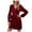 Red Womens Long Sleeve Dress, variant on USSUMA Wedding Guest Dresses For Women, Short Sleeves Casual Summer Dresses for Women Swing Smocked Sundress Geometric Striped Pattern Ethnic Trendy Crew Neck Midi Bridesmaid Homecoming Sun Dress