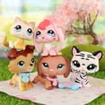 thumbnail image 2 of 5 PCS Minilpsshop Little Figures Toys Mini Pets Collie Kitten Tiger Cat Dachshund Bunny Rabbit for lps Collection,with Accessories, 2 of 6