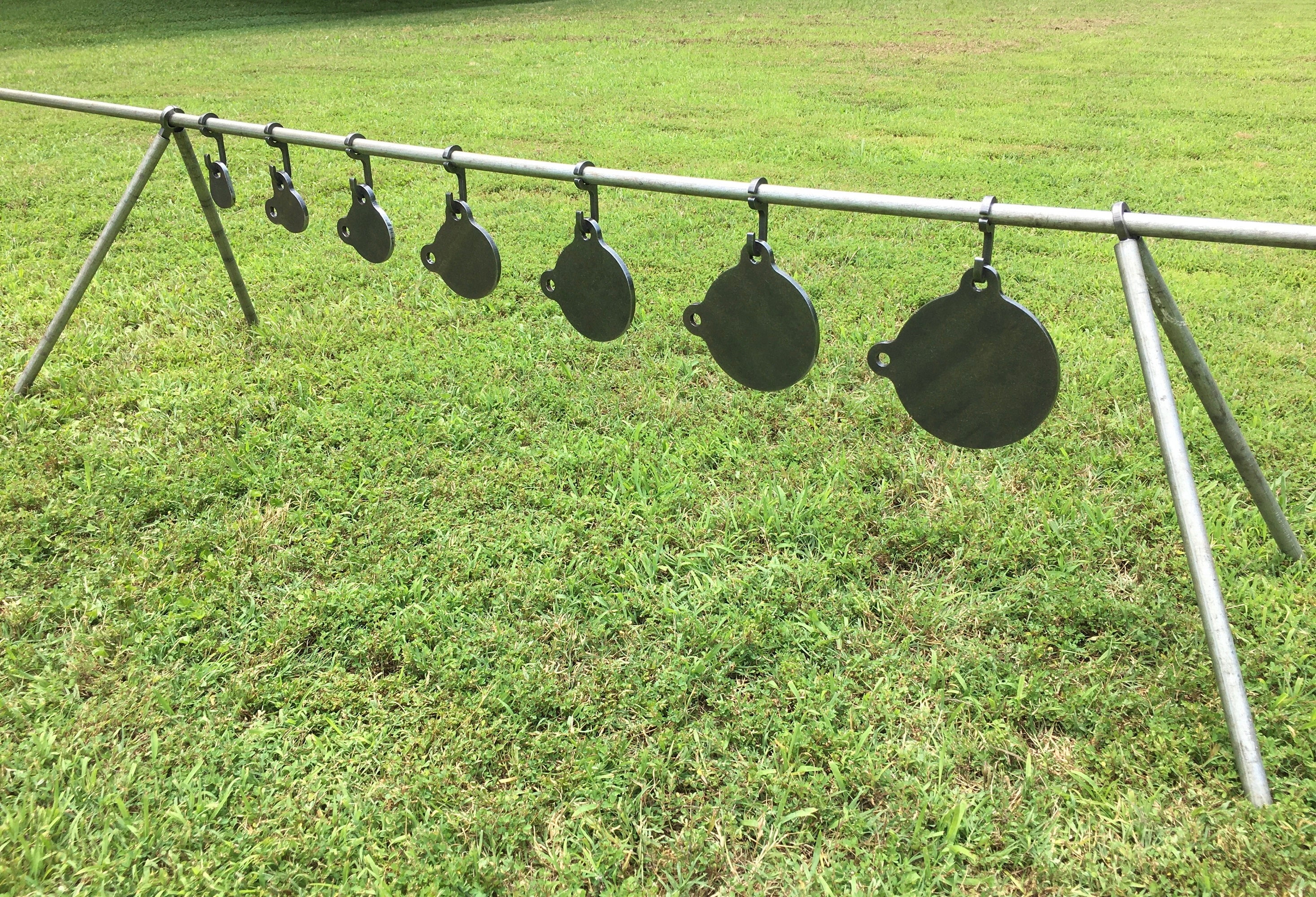 Magnum Target 3/8" AR500 Steel Shooting Target Hanger Range Hooks for 3/4" EMT Conduit - 8pc - CH8AR500