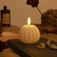 thumbnail image 4 of Konghyp Battery Operated Pumpkin Candle Flameless LED Pumpkin Candles for Fall Decor, Cozy Ambiance for Halloween and Thanksgiving, Mini Size for Tables and Mantels, Safe and Long-Lasting, 4 of 6