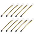 thumbnail image 1 of 10Pcs 4 Pin To 6 Pin Power Cord Connector Large 4P To 6P Graphics Card Power Cable Adapter Cable, 1 of 5