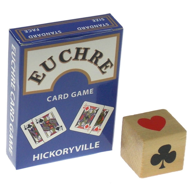 Euchre Playing Cards Bundle 2 Euchre Decks in One Box with Suit
