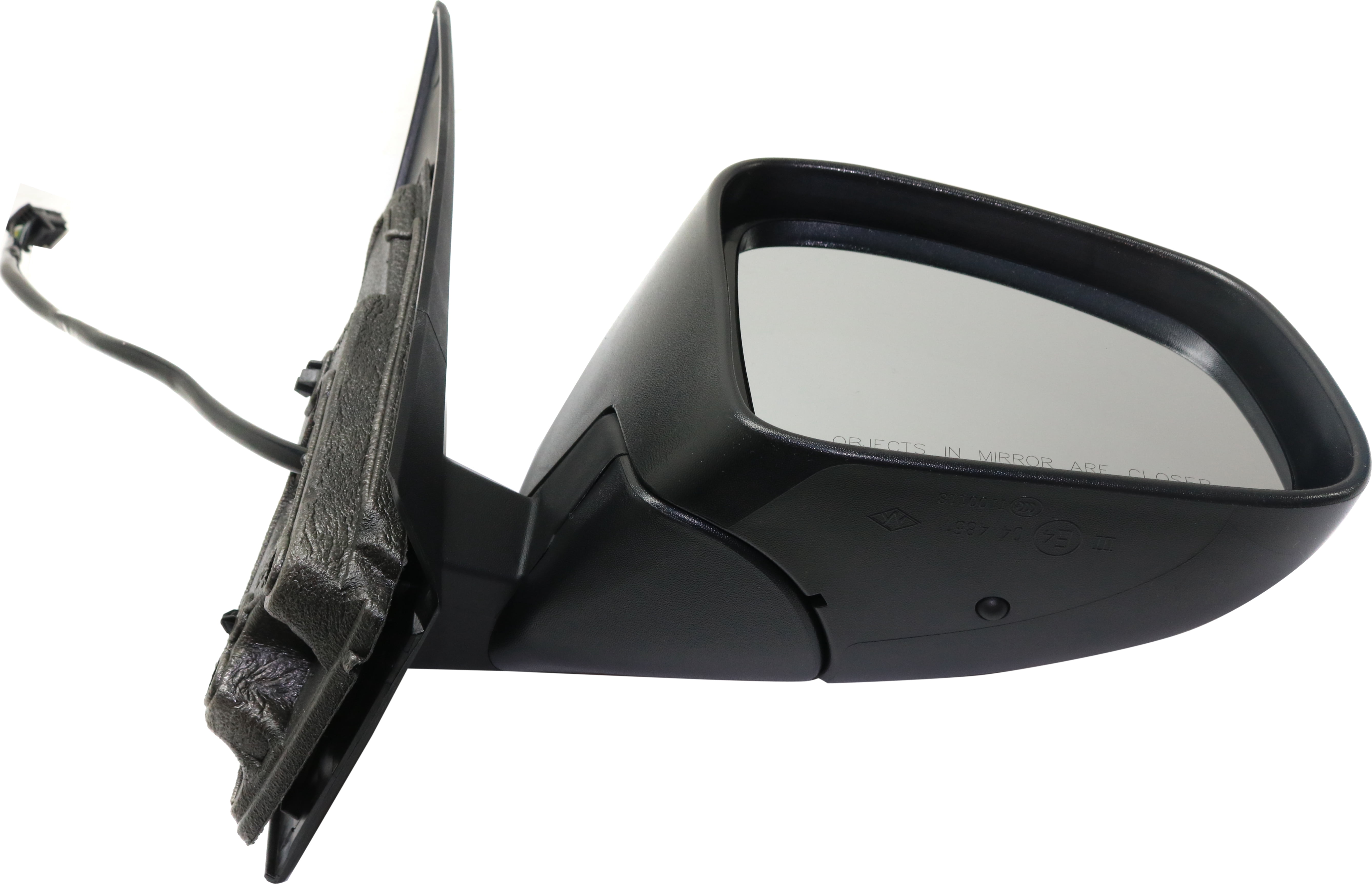Mirror Compatible With 2016-2018 Smart Fortwo Right Passenger Side Heated Paintable Kool-Vue