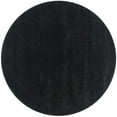 thumbnail image 3 of SAFAVIEH California Plush Solid Shag Area Rug, Black/Ivory, 4' x 4' Round - Modern Design, Black & Ivory, Non-Shedding & Easy Cleaning, Ultra Plush Thick Pile, Ideal for Living Room, Bedroom, 3 of 14