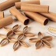 thumbnail image 5 of NUZYZ 20 Pcs Paper Tube Toilet Paper Rolls Crafts Making DIY Craft Tubes Sturdy Empty Cardboard Tubes Handcraft Classroom Art Projects, 5 of 15