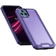 thumbnail image 3 of For Apple iPhone 11 (6.1") Modern Fused Hybrid Armor Hard PC TPU Rubber Shockproof Drop Protection Impact Cover ,Xpm Phone Case [ Purple ], 3 of 5