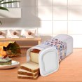thumbnail image 4 of Bread Loaf Keeper, Fresh Bread Storage Container, Plastic Toast Sandwich Bread Dispenser with Lid Type, Bread Holder - Bread Bin for Bun, Bagel, and Bread Loaf, Plastic Bread Box, 4 of 7