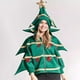 thumbnail image 4 of Vestido de árbol de Navidad para mujer, capa con capucha, disfraz de actuación, chal de poliéster para mujer, 4 of 5
