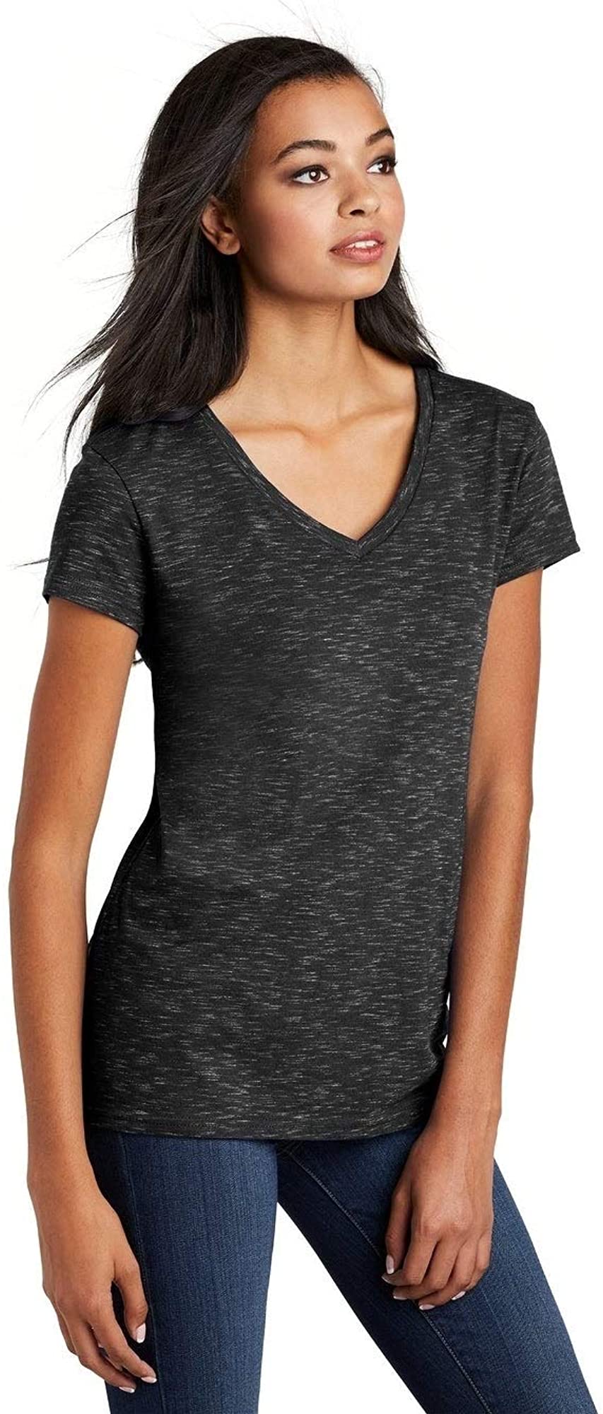 District Womens V-Neck Medal Tee 