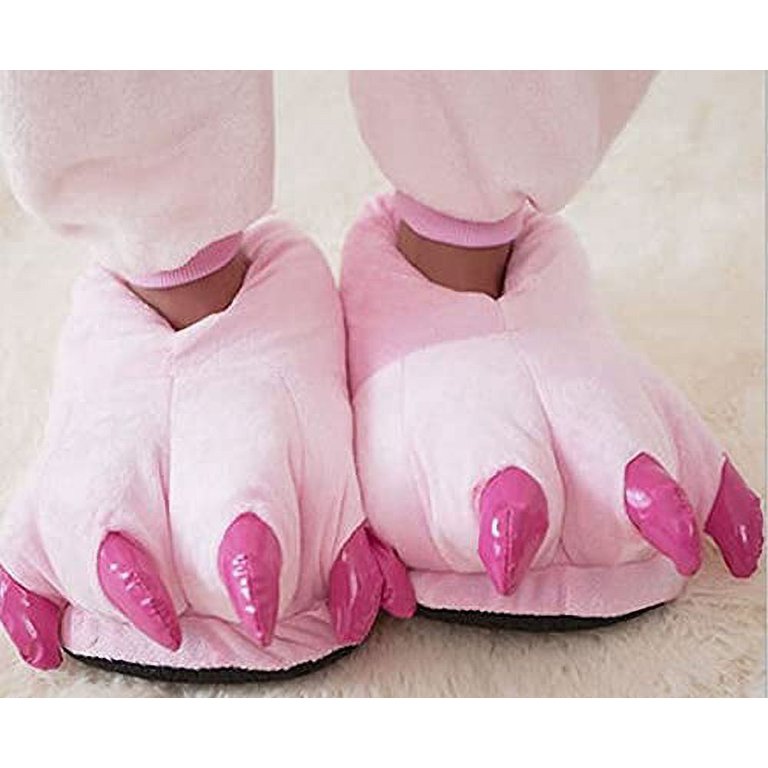 Cosplay Monster Paw Plush Slippers Monster Feet Claw Slippers Home